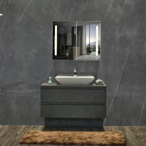 LV series aluminum mirror cabinet with led light IR sensor