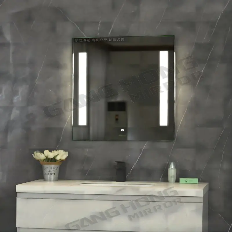 TH series copper free mirrors with led light touch switch Featured Image